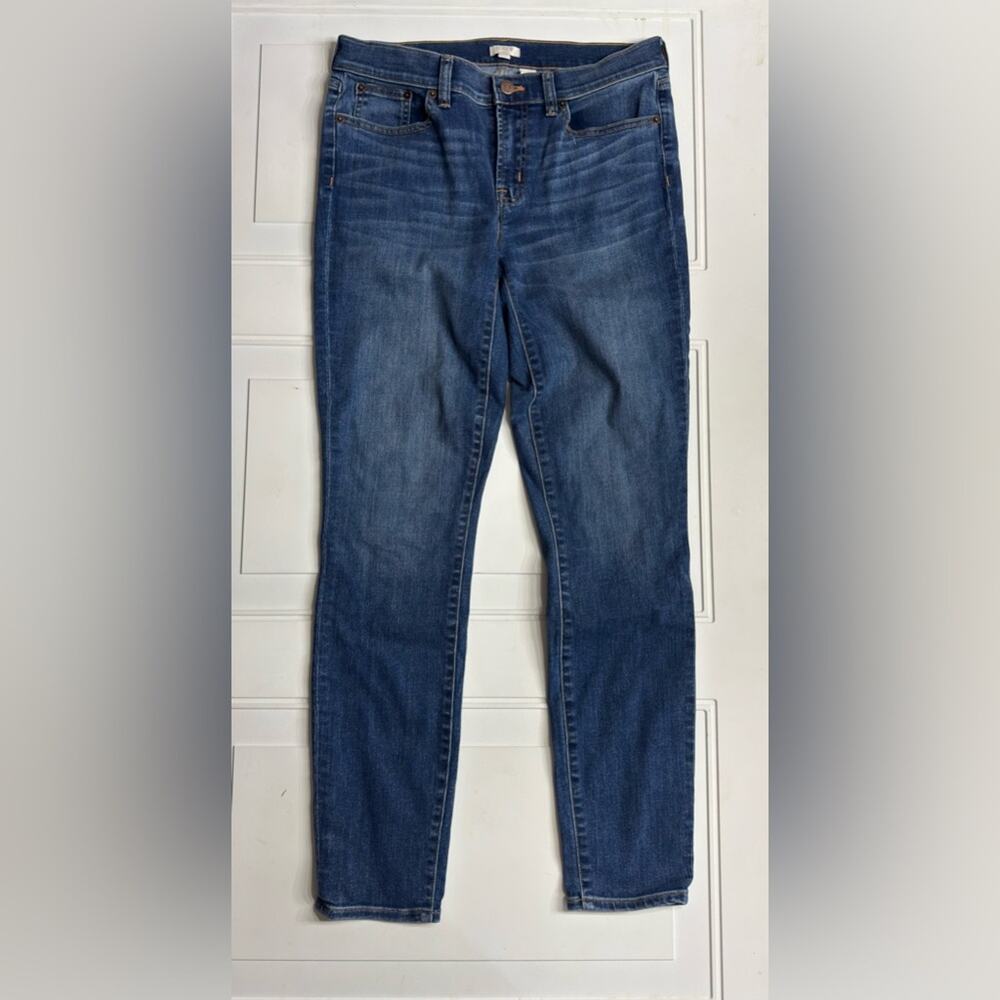 J. Crew Women’s Size 28/30 Blue Denim Skinny Jeans Pants Cotton Blend